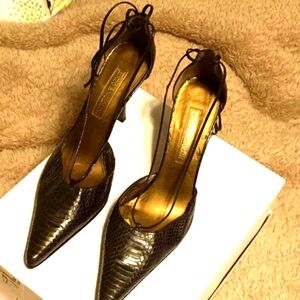 ENZO- Sz 6M Black - lace up